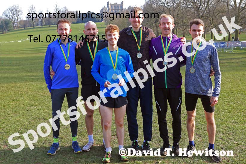 Senior Men, 2024 CAU Inter Counties Cross Country Champs., Wollaton Park, Nottingham. Photo: David T. Hewitson/Sports for All Pics